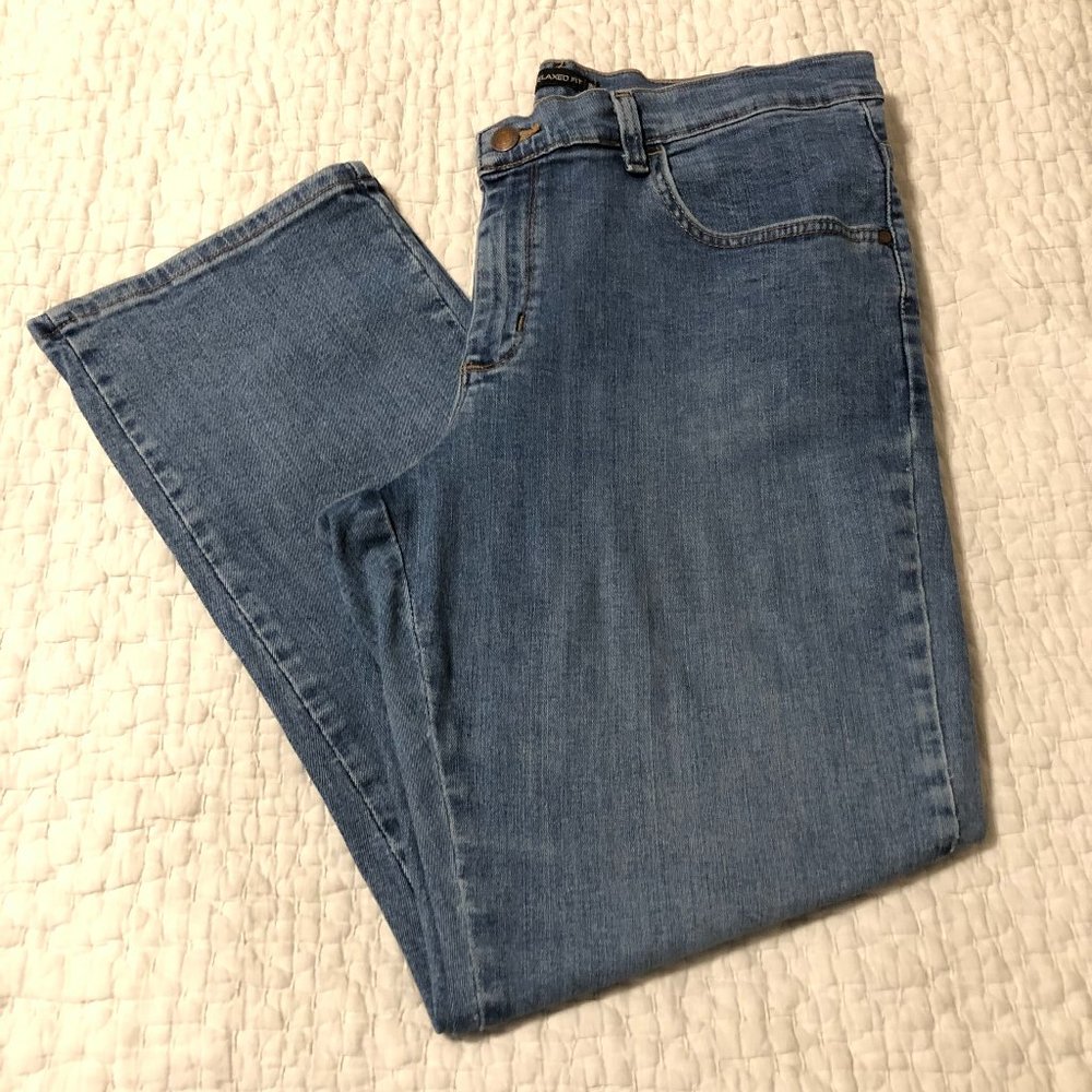 CLEARANCE Vintage Lee Relaxed Fit Stretch High Waist 12P Mom Jeans